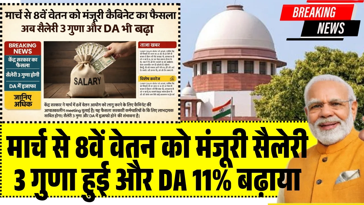 Govt 8th Pay Commission Salary News 2026